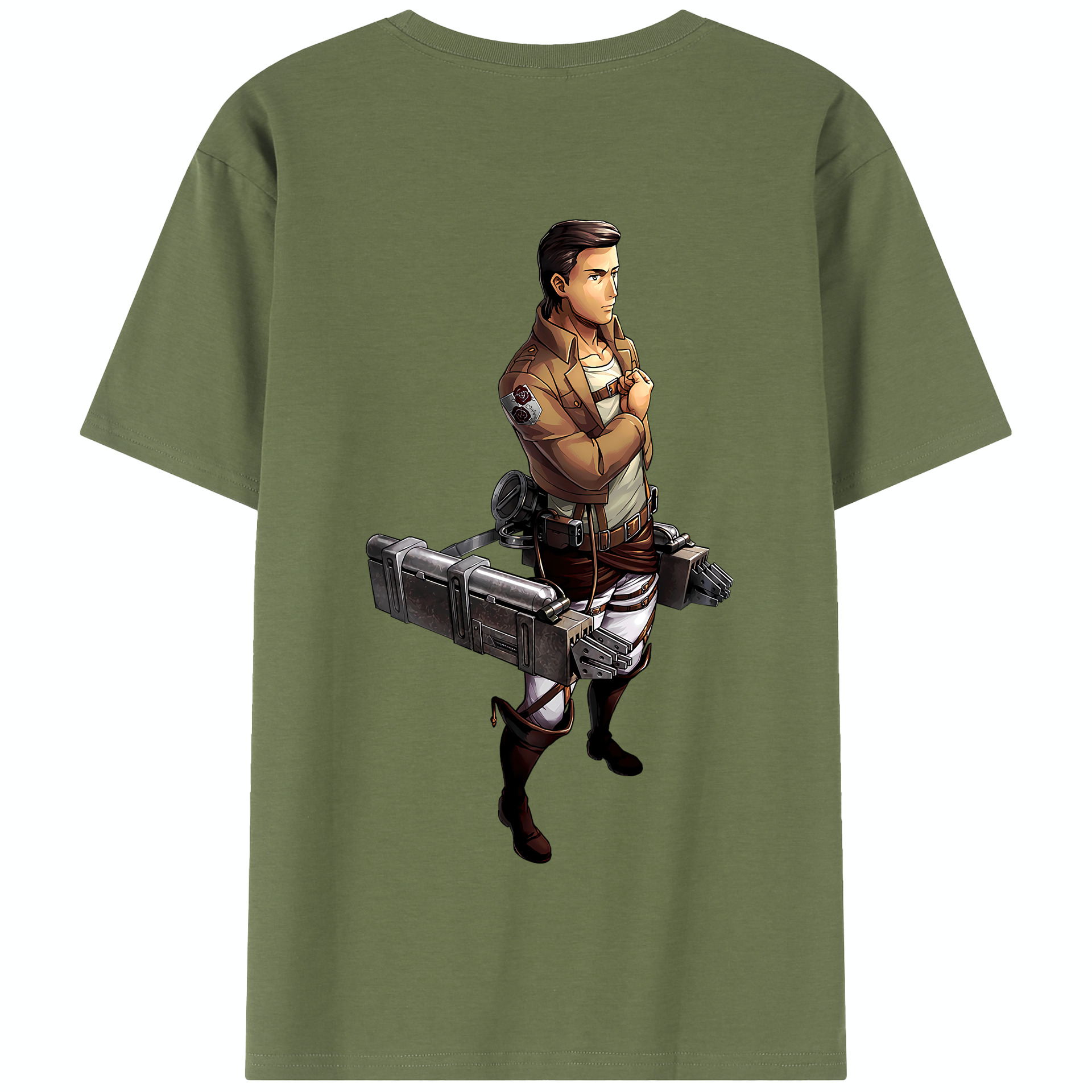 （画像用） 進撃の巨人 Attack on Titan 綿100％半袖Tシャツ（背面プリント）